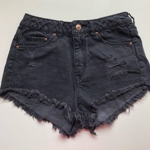 SOLD Black high waisted shorts